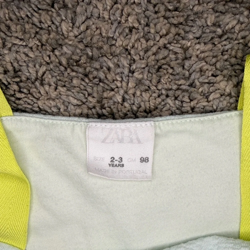 Zara Kids Lemon Print Dress with Yellow Straps - Picture 2 of 5